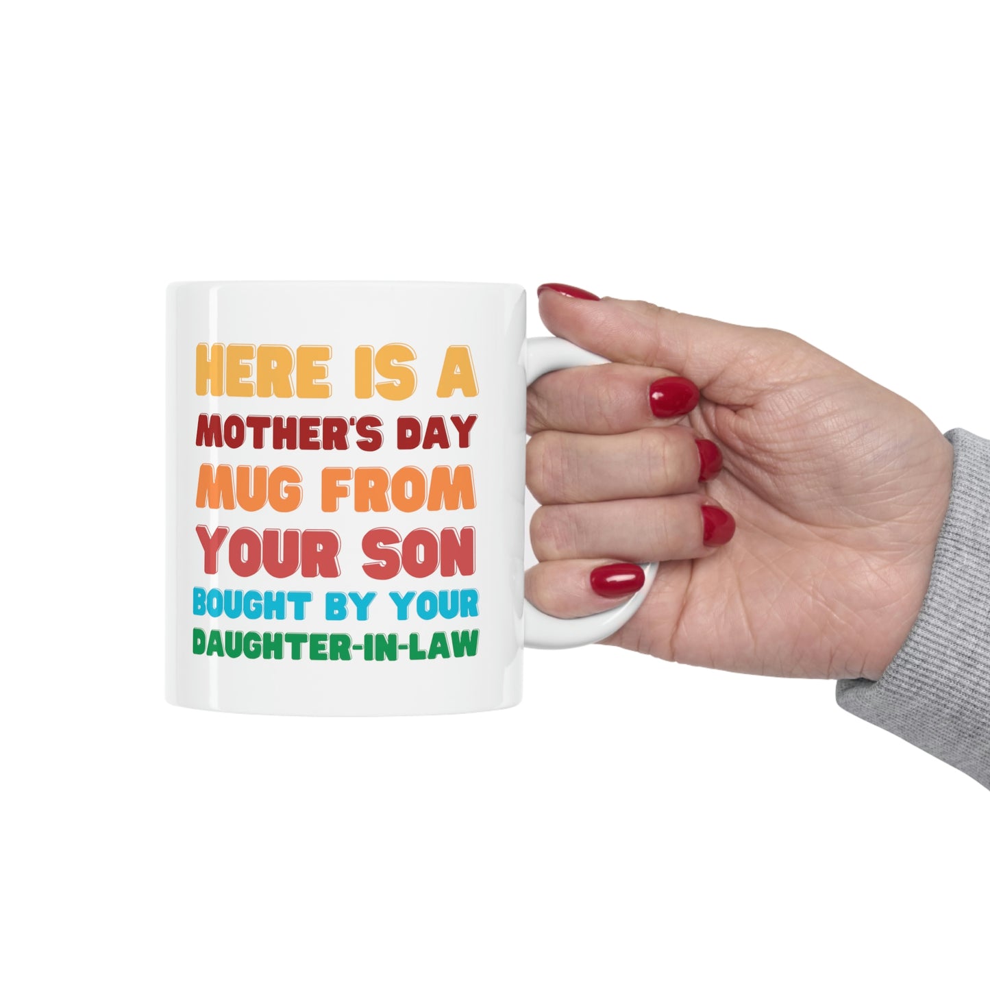 Mothers Day Mug From Son Bought By Daughter In Law