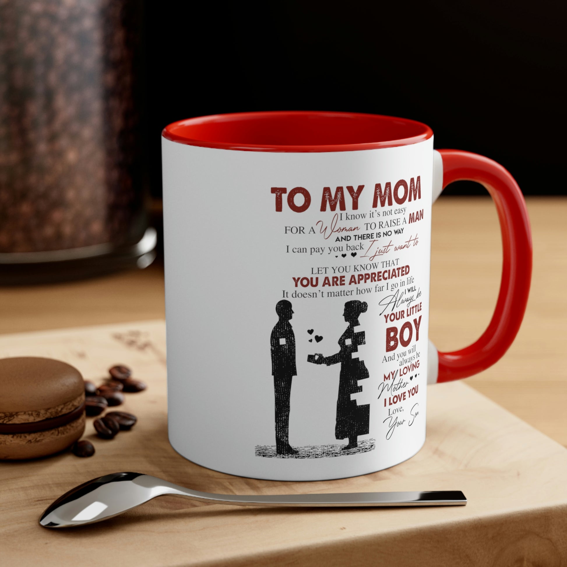 Battery Life of a Boy Mom, Mom Ceramic Mug 11oz