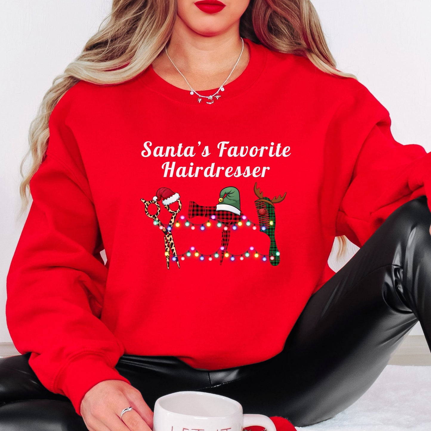 Hairdresser Christmas Sweatshirt