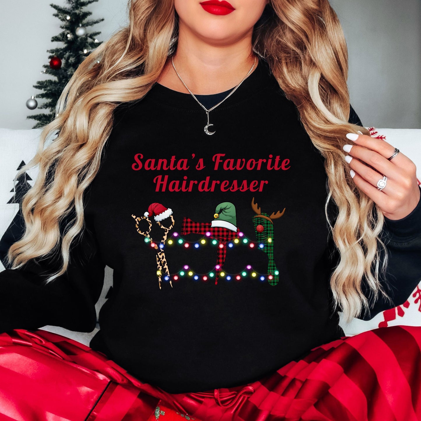 Hairdresser Christmas Sweatshirt